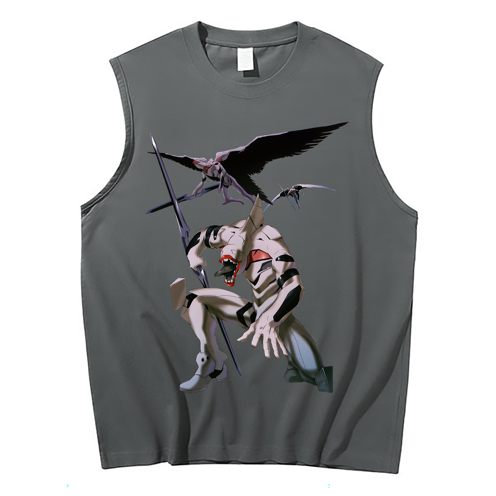 （画像用） EVA 新世紀エヴァンゲリオン コットン100％タンクトップ（フロントプリント）